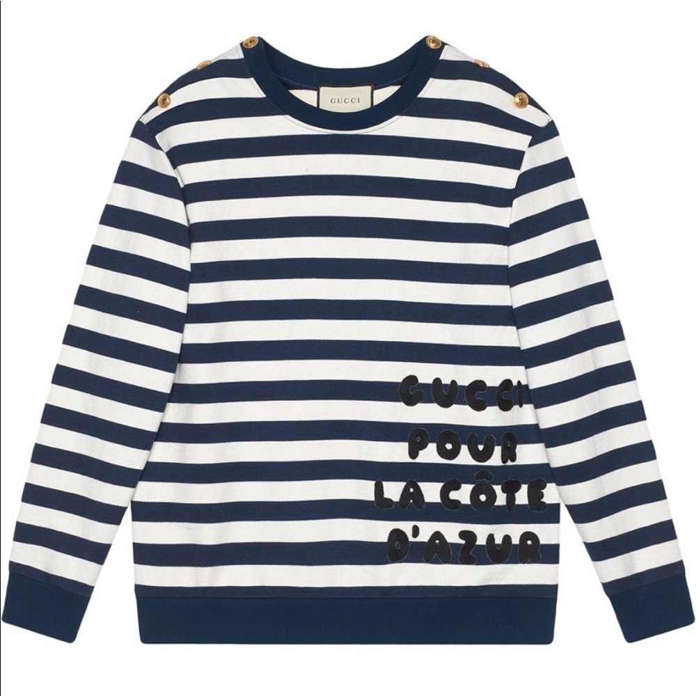 GUCCI 100% authentic Cote d'Azur sweatshirt